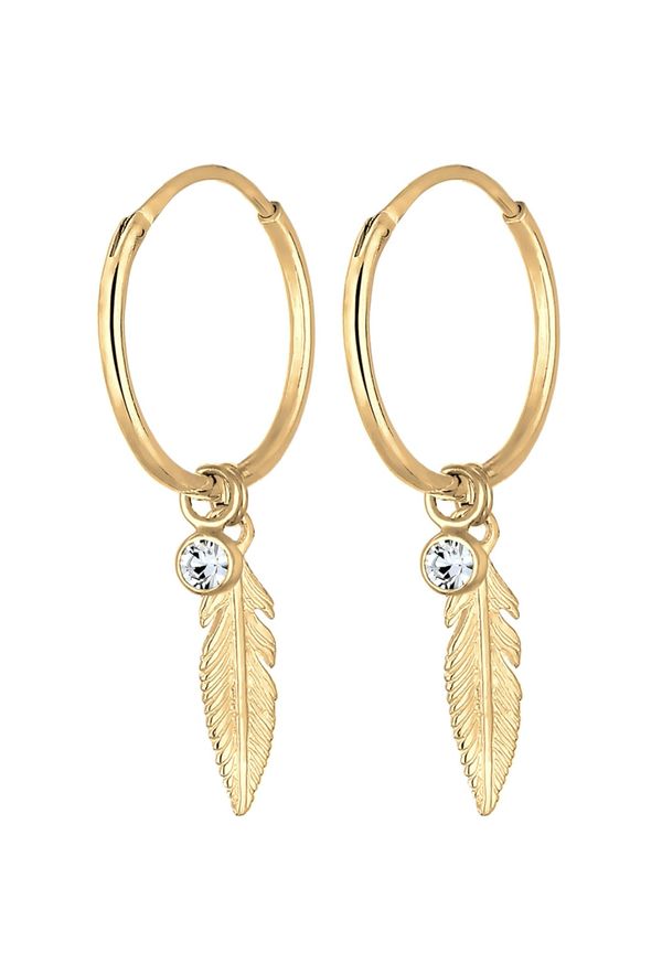 ELLI ELLI Naušnice 'Feder'  zlatna