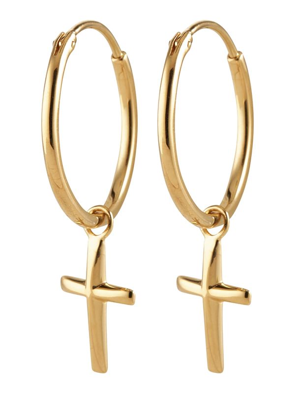 ELLI ELLI Naušnice 'Kreuz'  zlatna