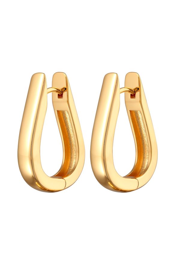 ELLI ELLI Naušnice 'Oval'  zlatna