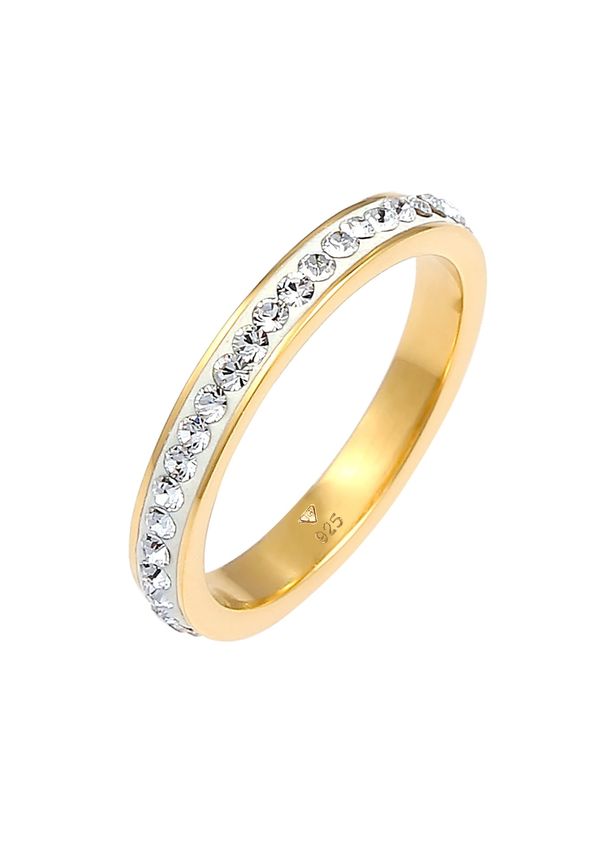 ELLI ELLI Prsten  zlatna / prozirna