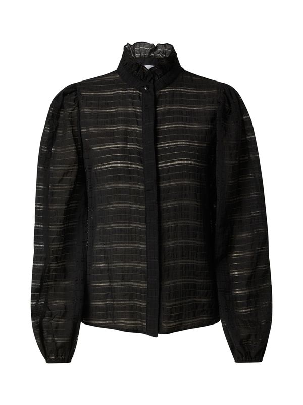 Ema Louise x ABOUT YOU Ema Louise x ABOUT YOU Bluza 'June'  sivkasto bež / crna