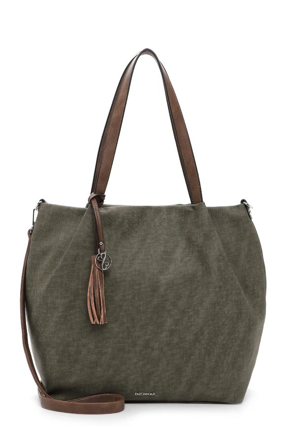 Emily & Noah Emily & Noah Shopper torba 'Elke'  smeđa / maslinasta
