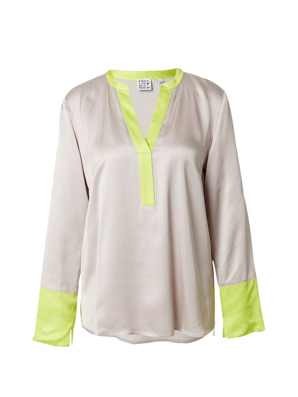 Emily Van Den Bergh Emily Van Den Bergh Bluza  bež siva / svijetlozelena