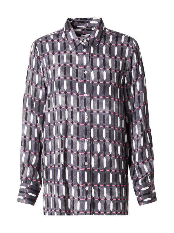 Emily Van Den Bergh Emily Van Den Bergh Bluza  tamo siva / svijetloroza / crna / bijela