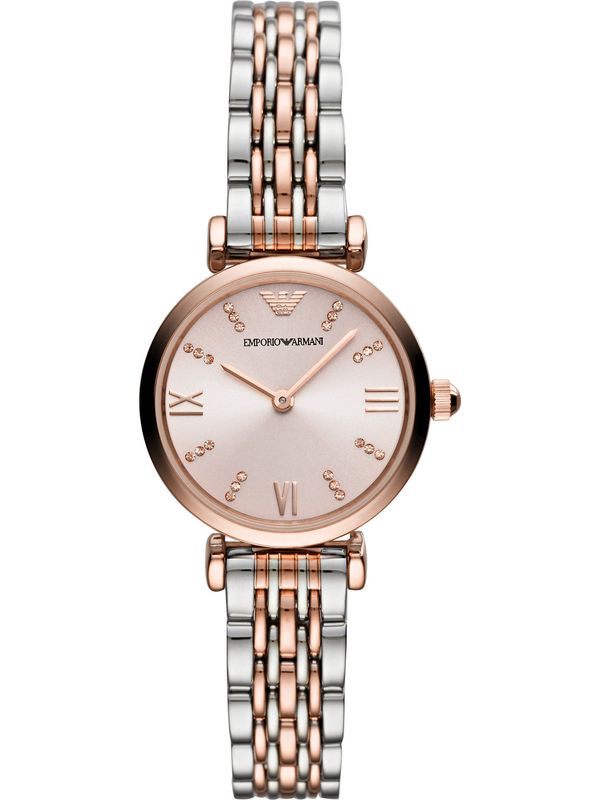 Emporio Armani Emporio Armani Analogni sat  rozo zlatna / srebro