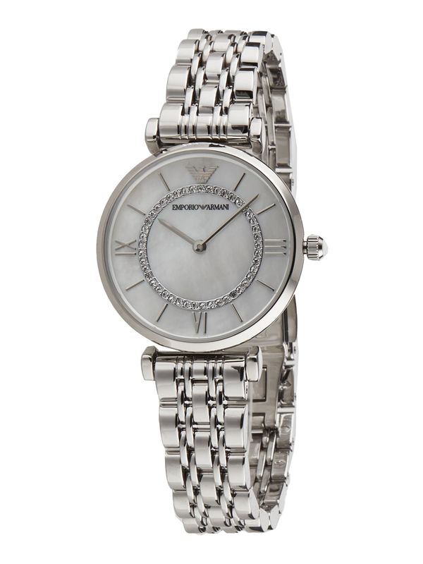 Emporio Armani Emporio Armani Analogni sat  srebro / bijela