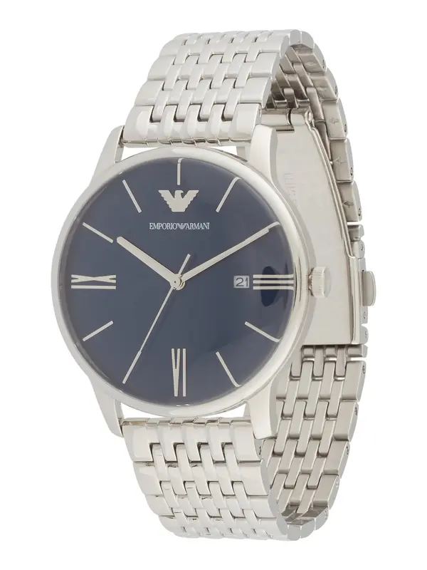 Emporio Armani Emporio Armani Analogni sat  tamno plava / srebro