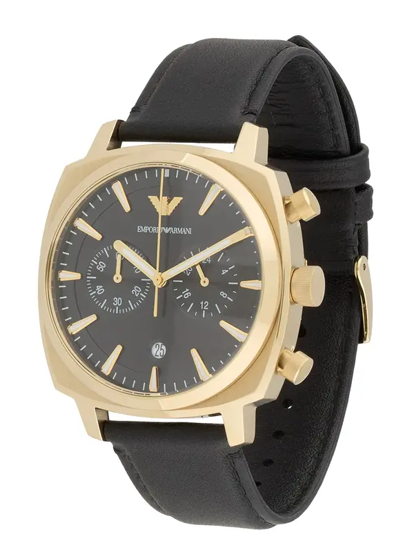 Emporio Armani Emporio Armani Analogni sat  zlatna / crna