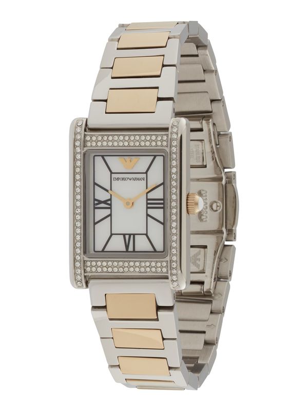 Emporio Armani Emporio Armani Analogni sat  zlatna / crna / srebro / prozirna