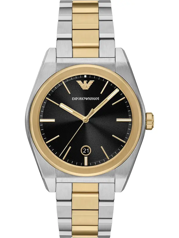 Emporio Armani Emporio Armani Analogni sat  zlatna / srebro