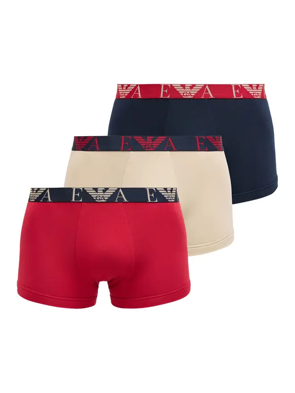 Emporio Armani Emporio Armani Bokserice  bež / mornarsko plava / crvena