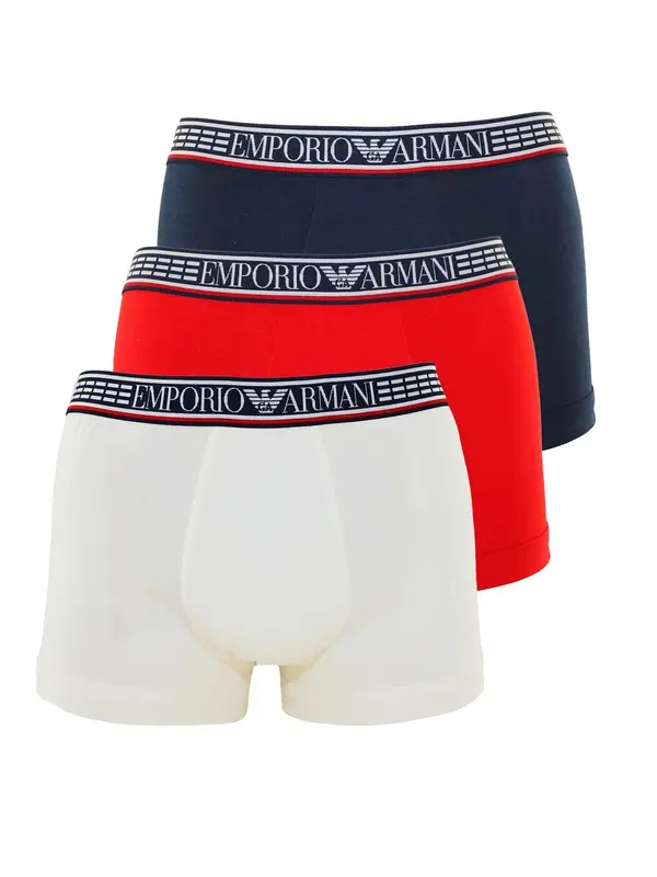Emporio Armani Emporio Armani Bokserice  mornarsko plava / crvena / bijela