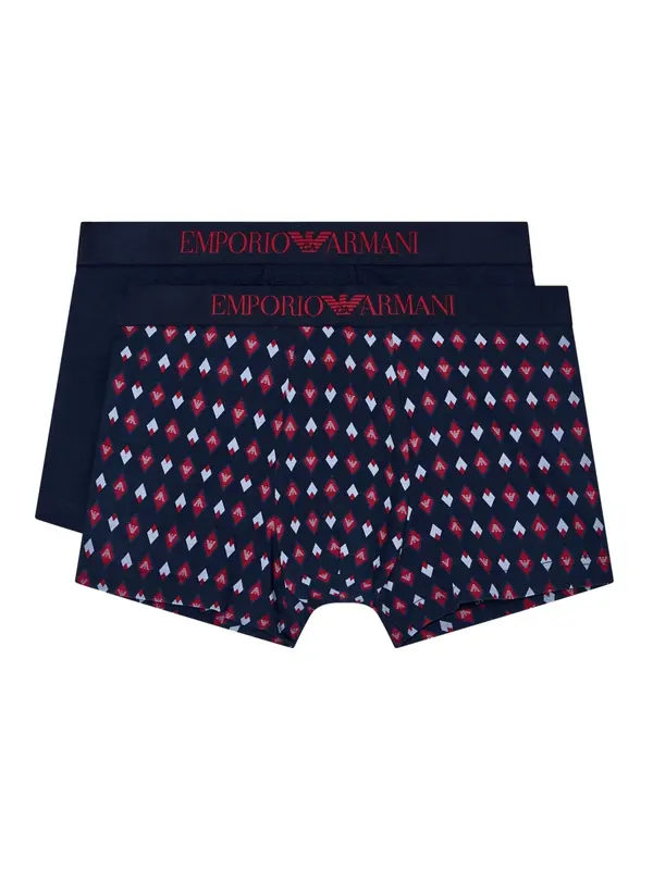 Emporio Armani Emporio Armani Bokserice  mornarsko plava / svijetloplava / tamno crvena