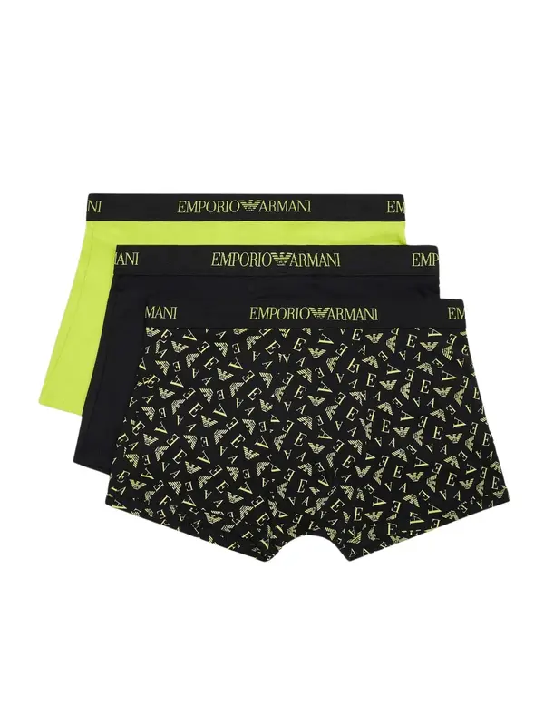 Emporio Armani Emporio Armani Bokserice  neonsko zelena / crna