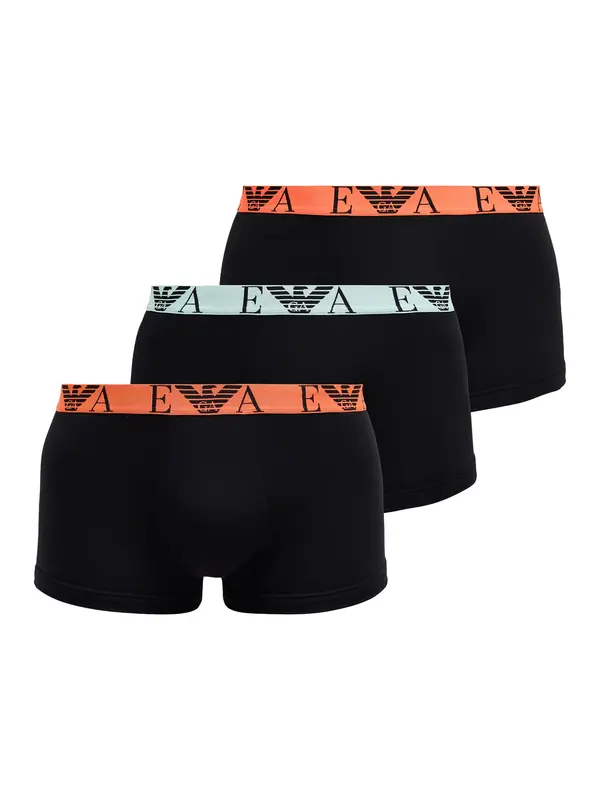 Emporio Armani Emporio Armani Bokserice  pastelno plava / mandarina / crna