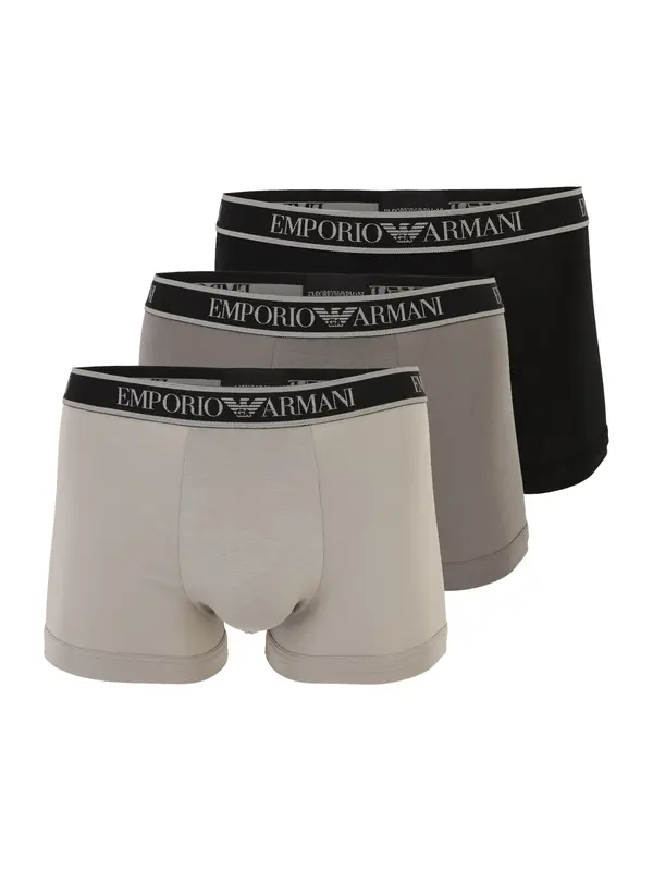 Emporio Armani Emporio Armani Bokserice  siva / tamo siva / crna
