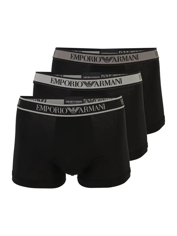 Emporio Armani Emporio Armani Bokserice  svijetlosiva / crna