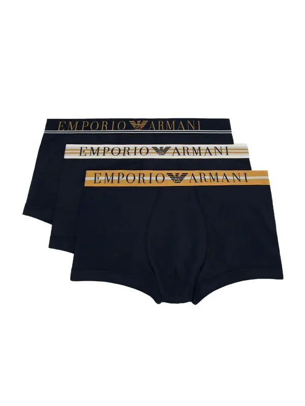 Emporio Armani Emporio Armani Bokserice  zlatna / crna / bijela
