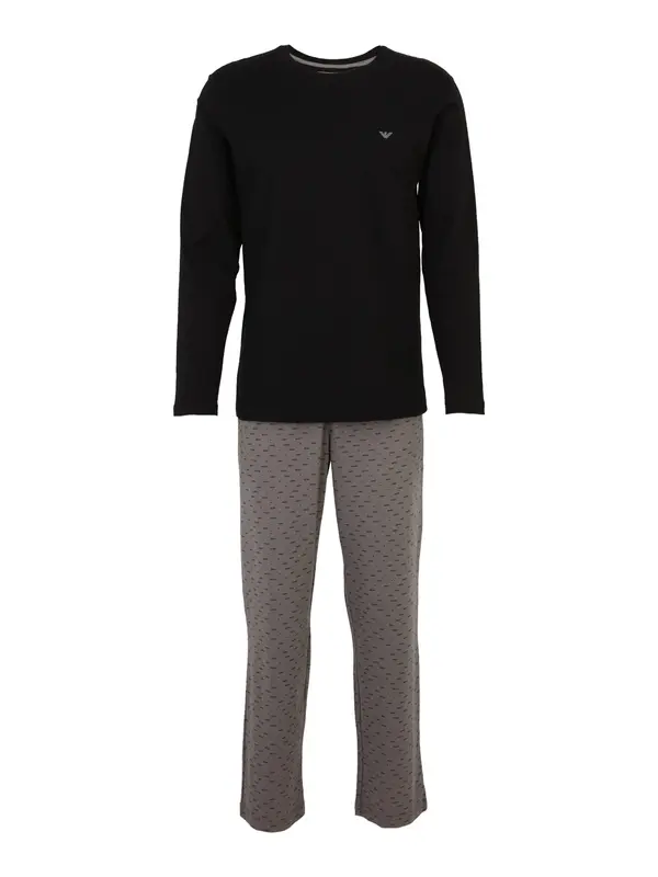 Emporio Armani Emporio Armani Duga pidžama  boja blata / crna