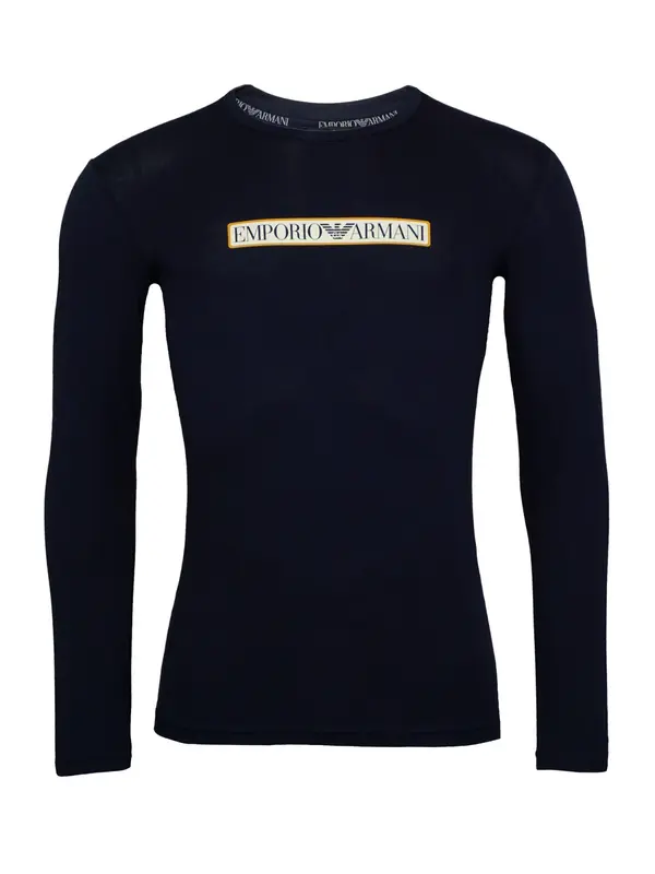 Emporio Armani Emporio Armani Majica  bež / mornarsko plava / žuta