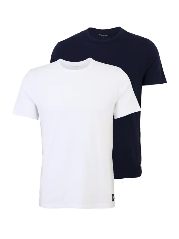 Emporio Armani Emporio Armani Majica  mornarsko plava / bijela