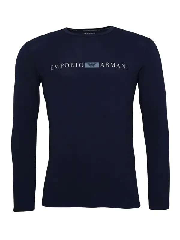 Emporio Armani Emporio Armani Majica  mornarsko plava / golublje plava / bijela