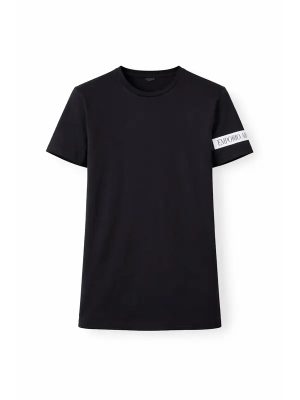 Emporio Armani Emporio Armani Majica  morsko plava / bijela