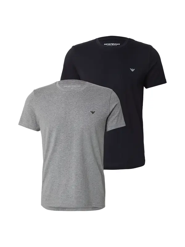 Emporio Armani Emporio Armani Majica  siva / crna