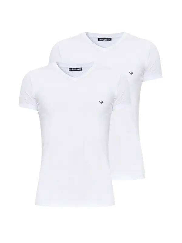 Emporio Armani Emporio Armani Majica  tamno plava / bijela