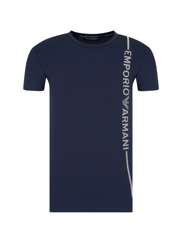 Emporio Armani Emporio Armani Majica  tamno plava / bijela