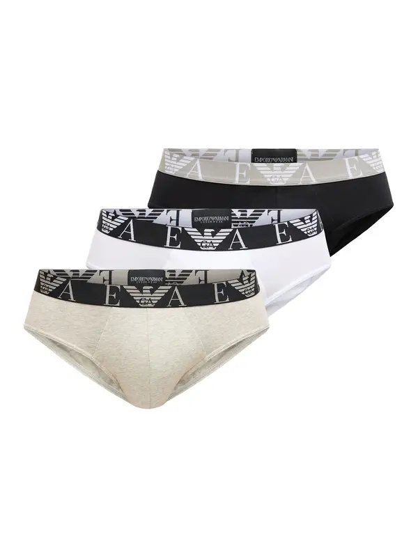 Emporio Armani Emporio Armani Slip  boja pijeska / kaki / crna / bijela