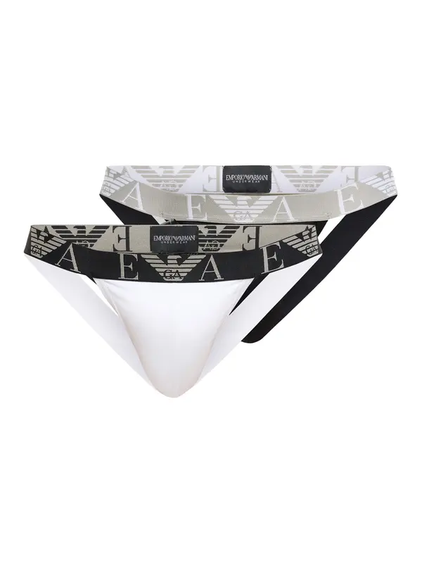 Emporio Armani Emporio Armani Slip  kaki / crna / bijela