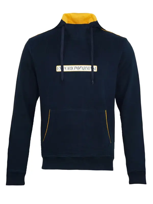 Emporio Armani Emporio Armani Sweater majica  bež / tamno plava / crna / bijela