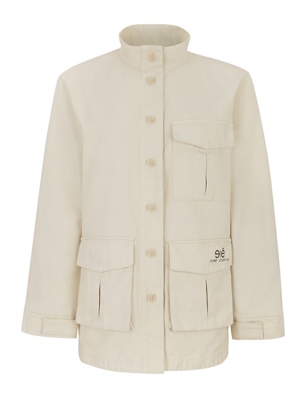 Esmé Studios Esmé Studios Prijelazna jakna 'Masha'  boja pijeska / crna