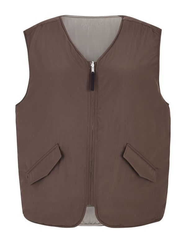 Esmé Studios Esmé Studios Prsluk 'Kinsley'  sivkasto bež / tamno smeđa