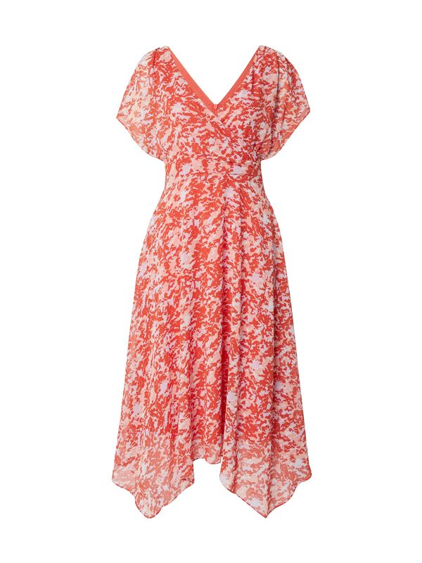 ESPRIT ESPRIT Haljina  pastelno ljubičasta / ciglasto crvena / pastelno narančasta / bijela