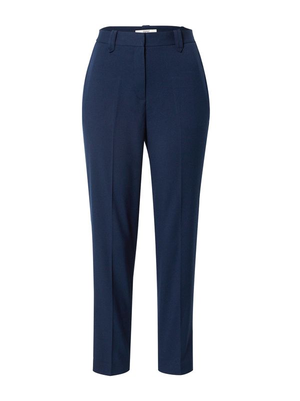 ESPRIT ESPRIT Hlače na crtu  mornarsko plava