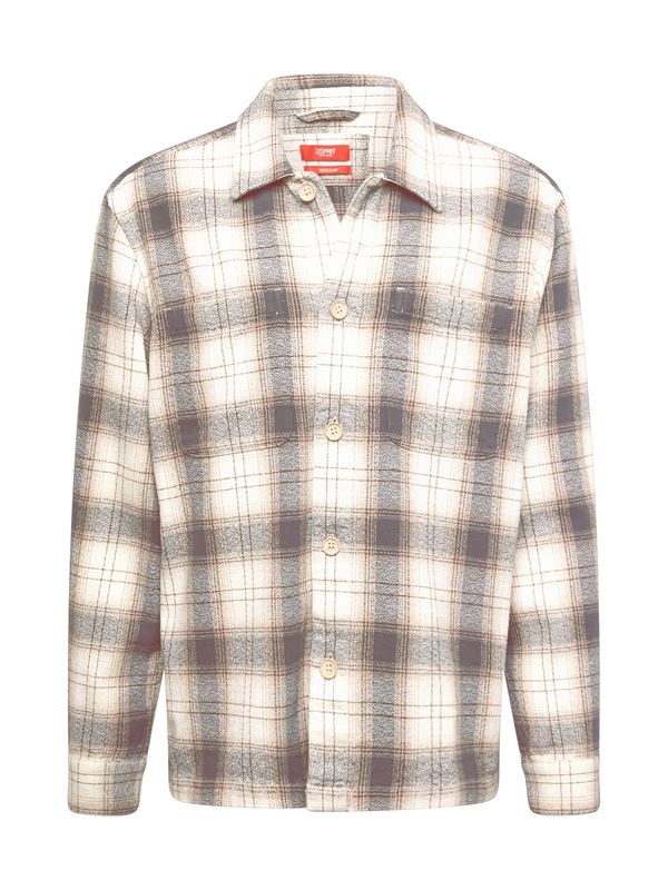 ESPRIT ESPRIT Košulja  boja pijeska / smeđa / bijela