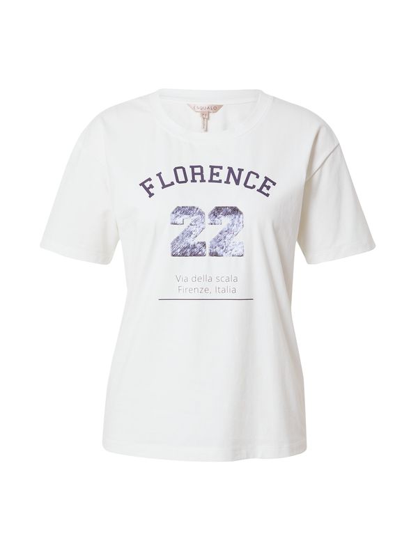 Esqualo Esqualo Majica 'Florence'  morsko plava / prljavo bijela