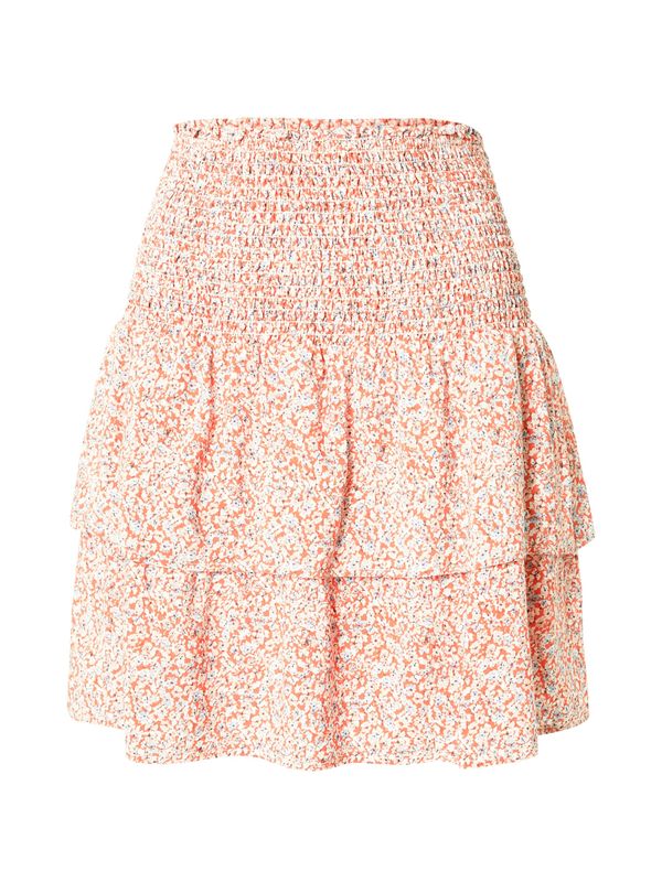 Esqualo Esqualo Suknja 'Flower Oasis'  svijetloplava / narančasto crvena / bijela