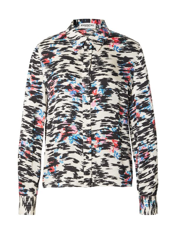 Essentiel Antwerp Essentiel Antwerp Bluza 'Haisley'  plava / krvavo crvena / crna / bijela