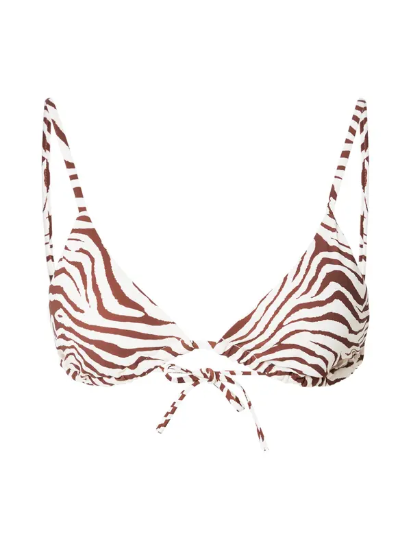 ETAM ETAM Bikini gornji dio 'TANZANIA'  ecru/prljavo bijela / smeđa