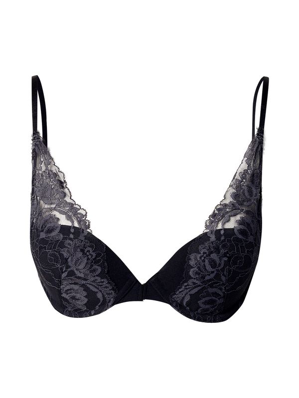 ETAM ETAM Grudnjak 'SOUVENIR'  bazalt siva / crna