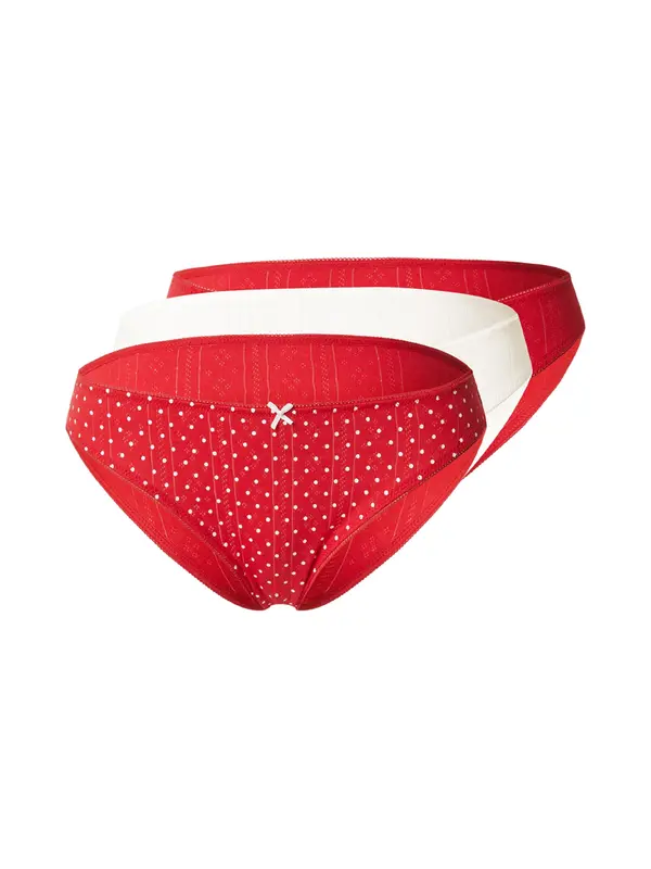 ETAM ETAM Slip 'Jolly'  boja slonovače / crvena / crna / bijela