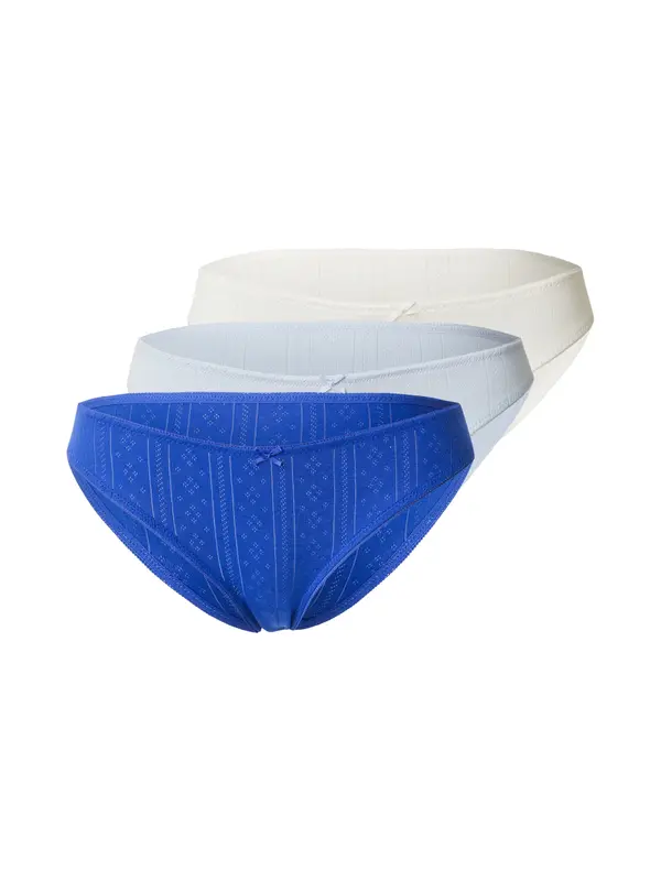 ETAM ETAM Slip 'JOLLY'  ecru/prljavo bijela / plava / svijetloplava