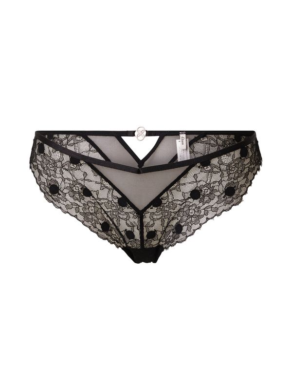 ETAM ETAM Tanga gaćice 'ELIXIR'  zlatna / crna