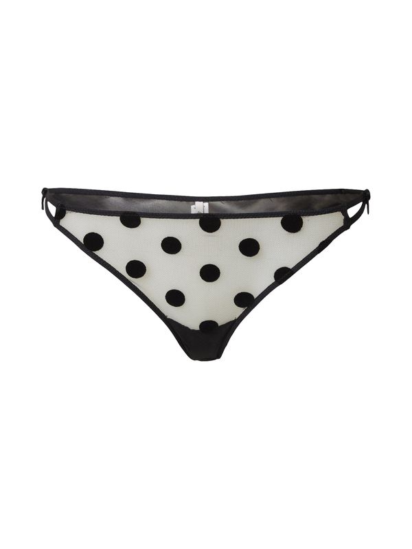 ETAM ETAM Tanga gaćice 'LOVE AFFAIR'  crna