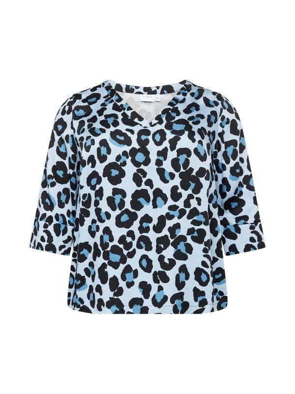 EVOKED EVOKED Bluza 'CORBA'  plava / svijetloplava / crna