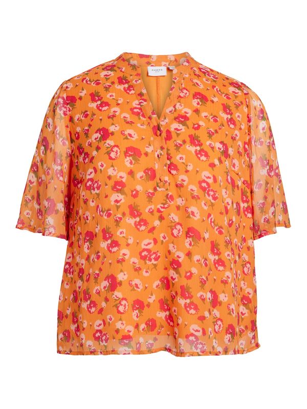 EVOKED EVOKED Bluza 'Falia'  kaki / narančasta / crvena / bijela