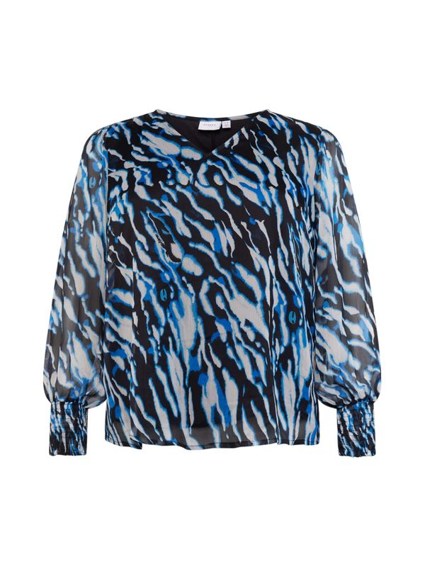 EVOKED EVOKED Bluza  kraljevsko plava / crna / prljavo bijela